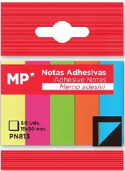 MP* Paper Neon Tabs 15mm x 50mm (Pack 250)