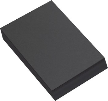 A2 Black Sugar Paper (250 Sheets)