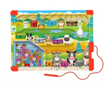 Sort & Learn Magnetic Puzzle Counting Farm