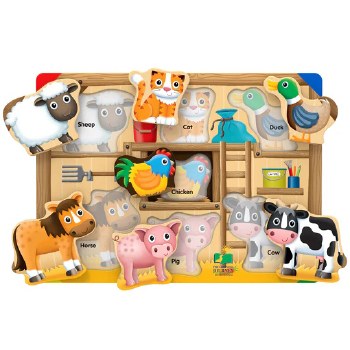 My First Lift & Learn Puzzle Farm