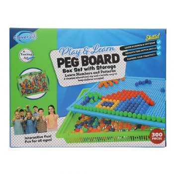 Pegboard Set 10mm (300 Pegs & Storage Container)