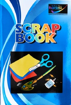 A3 Scrap Book 64 Page Multi-Coloured