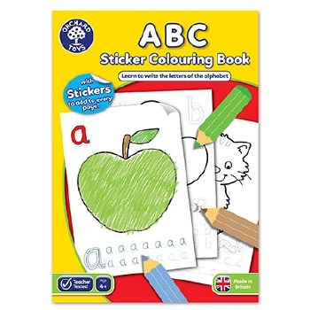 ABC Colouring Book & Stickers (4+ years)