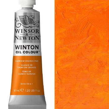 Additional picture of Winsor & Newton Winton Oil Paint 37ml Cadmium Orange
