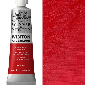 Additional picture of Winsor & Newton Winton Oil Paint 37ml Cadmium Red Deep