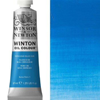 Additional picture of Winsor & Newton Winton Oil Paint 37ml Cerulean Blue