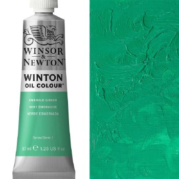 Additional picture of Winsor & Newton Winton Oil Paint 37ml Emerald Green