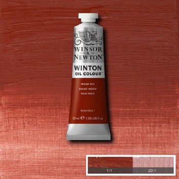 Additional picture of Winsor & Newton Winton Oil Paint 37ml Indian Red