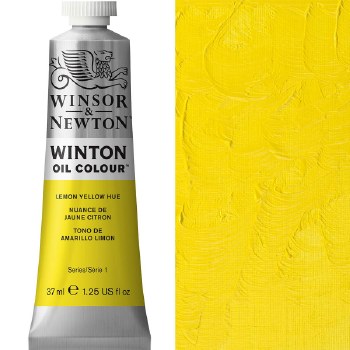 Additional picture of Winsor & Newton Winton Oil Paint 37ml Lemon Yellow