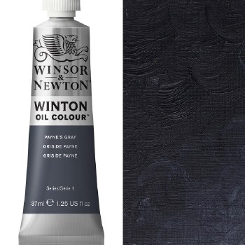 Additional picture of Winsor & Newton Winton Oil Paint 37ml Paynes Grey