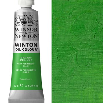 Additional picture of Winsor & Newton Winton Oil Paint 37ml Permanent Green Light
