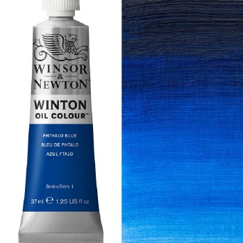 Additional picture of Winsor & Newton Winton Oil Paint 37ml Phthalo Blue