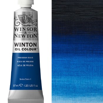 Additional picture of Winsor & Newton Winton Oil Paint 37ml Prussian Blue