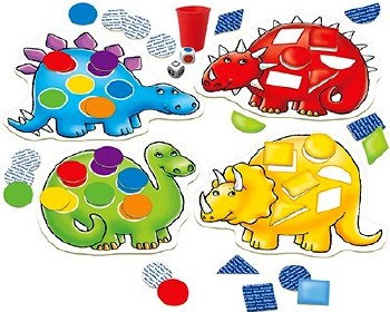 Additional picture of Dotty Dinosaur Shape & Colour Matching Game