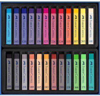 Additional picture of Faber-Castell Soft/Chalk Pastels (Pack 24)