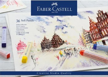 Additional picture of Faber-Castell Soft/Chalk Pastels (Pack 36)