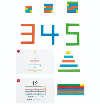 Additional picture of Number Rods To Go with Case Grooved (Set 282)