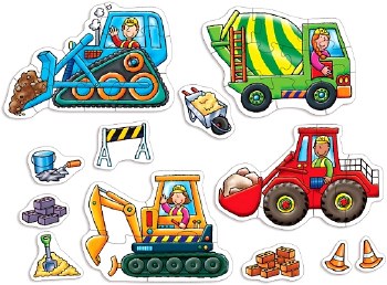 Additional picture of Baby Puzzles Big Wheels (4 & 8 piece)