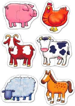 Additional picture of Baby Puzzles Farmyard (2 piece)