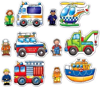 Additional picture of Baby Puzzles Rescue Squad (2 & 3 piece)