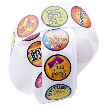 Additional picture of Positive Reinforcement Sticker Roll 25mm (200 stickers)