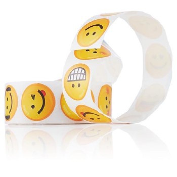 Additional picture of Smiley Face Sticker Roll 25mm (200 Stickers)