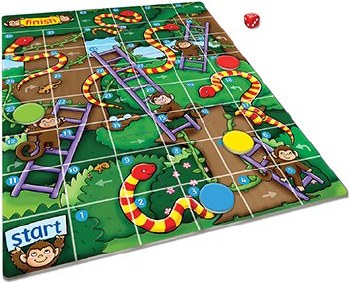 Additional picture of Jungle Snakes & Ladders Mini Game