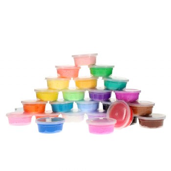 Additional picture of Super Stretchy Magiclay Tubs Assorted Colours 360g (24 x 15g Tubs)