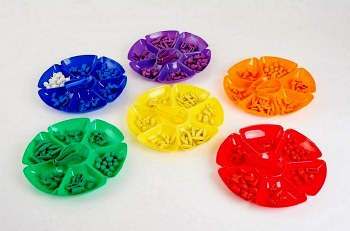 Additional picture of Large Flower Sorting Trays 40cm (Set 6)