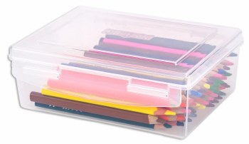 Additional picture of Clear Stackable Storage box - 1.4 litre