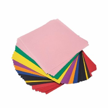 Additional picture of Assorted Gummed Squares 6.6" x 6" (100 Sheets)