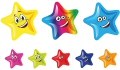 Additional picture of Smiley Face Star Stickers 25mm & 15mm (A4 sheet with 116 stickers)