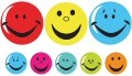 Additional picture of Smiley Face Stickers 25mm & 10mm (A4 sheet with 131 stickers)