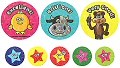 Additional picture of Sparkling Praise Word Animals & Smiley Star Stickers 35mm & 10mm (A4 with 69 stickers)