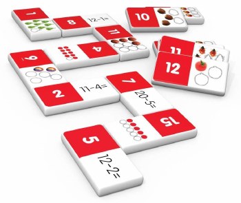 Additional picture of Subtraction Dominoes in Tin (Set 28)