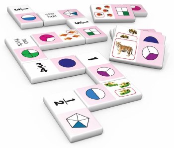 Additional picture of Fraction Dominoes in Tin (Set 28)