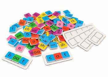 Additional picture of Rainbow Magnetic Phonics Tiles & Board Set