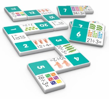 Additional picture of Division Dominoes in Tin (Set 28)
