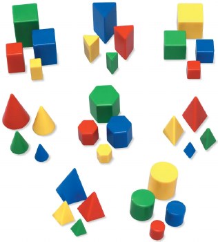 Additional picture of Mini Relational GeoSolids® (Set 32 & Guide)