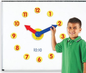 Additional picture of Magnetic Time Activity Set (Geared Clock)