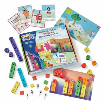 Additional picture of MathLink® Cubes Numberblocks® 1-10 Activity Set