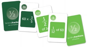 Additional picture of TacklingFractions Fraction Card Game