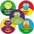 Additional picture of Spelling Praise Stickers 25mm (125 stickers)