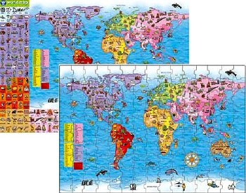 Additional picture of World Map Puzzle & Poster