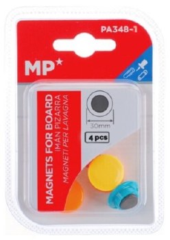 Additional picture of Round Fluorescent Magnets 30mm (Set 4)