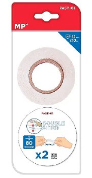 Additional picture of MP* Double-Sided Tape 1/2" 12mm x 10M (Pack 2)