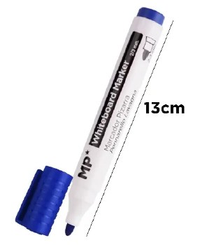 Additional picture of MP* Teachers Whiteboard Markers Bullet Tip Assorted Colours (Pack 3)