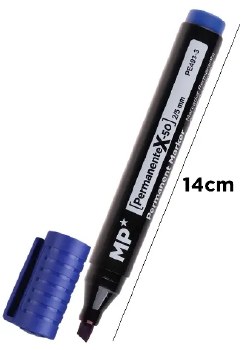 Additional picture of MP* Permanent Markers Chisel Tip Assorted (Pack 3)