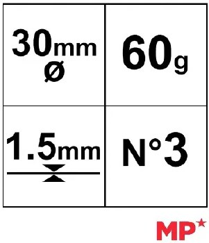 Additional picture of MP* Thin Elastic Bands 30mm 60g
