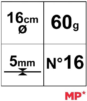 Additional picture of MP* Thick Elastic Bands 160mm 60g